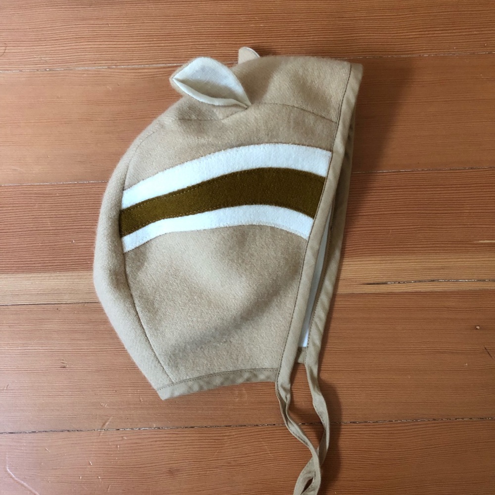 Briar Baby 18-24m wool chipmunk bonnet